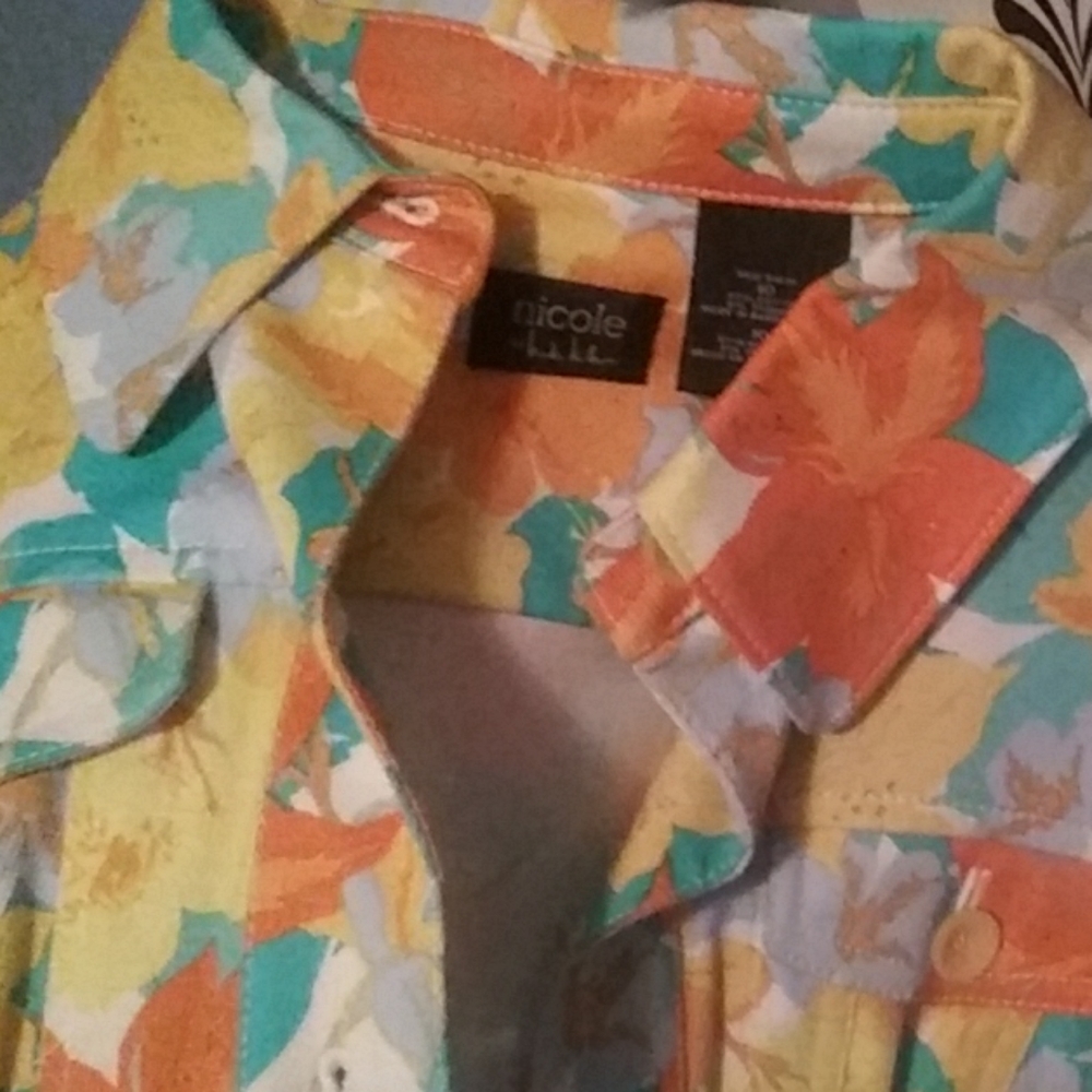 Multicolored denim jacket - Picture 2 of 3